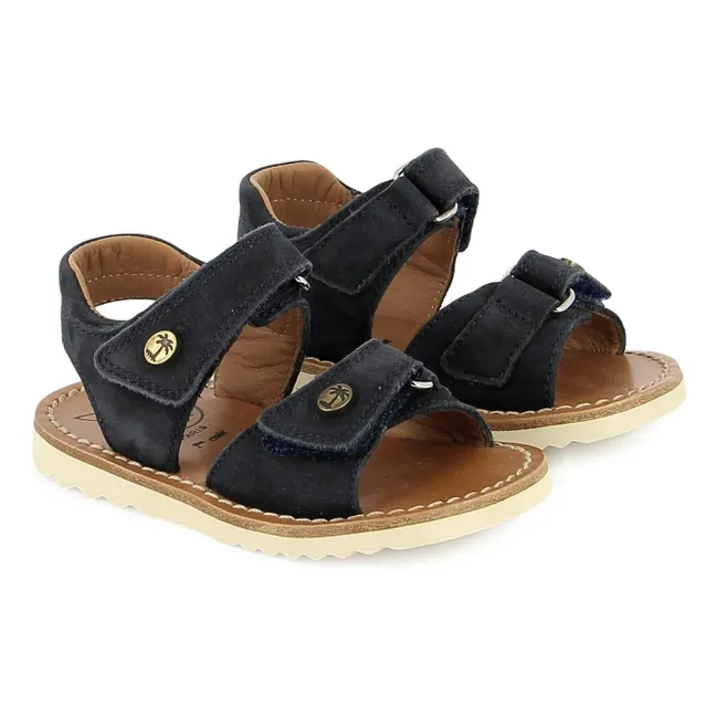 Sandales Waff Easy Nubuck | Bleu foncé