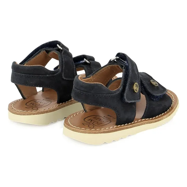 Sandales Waff Easy Nubuck | Bleu foncé