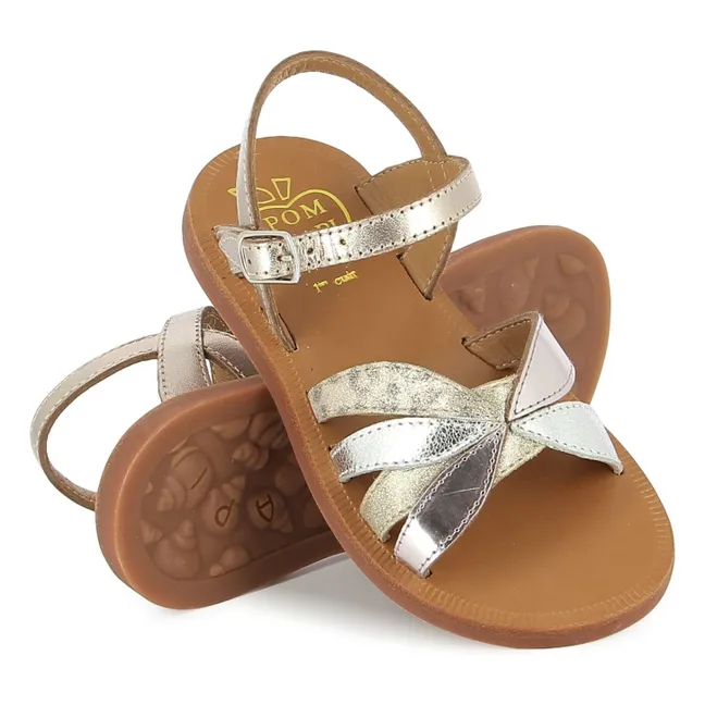 Sandalias Plagette Oto | Plateado