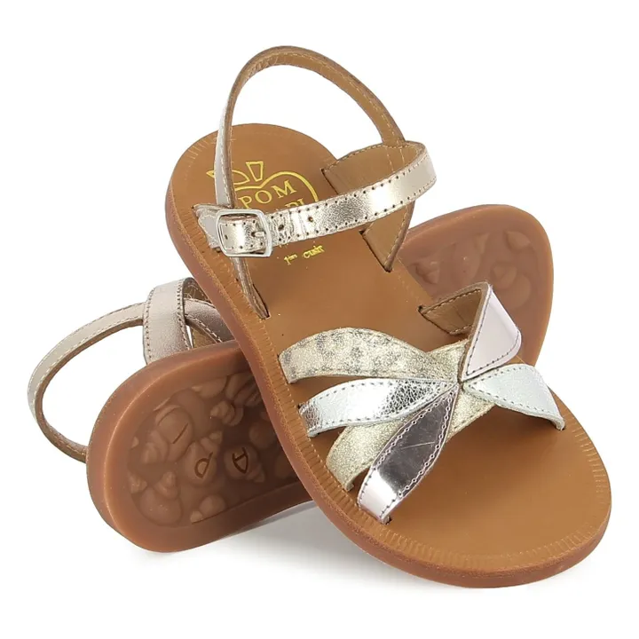 Sandalias Plagette Oto | Plateado- Imagen del producto n°3