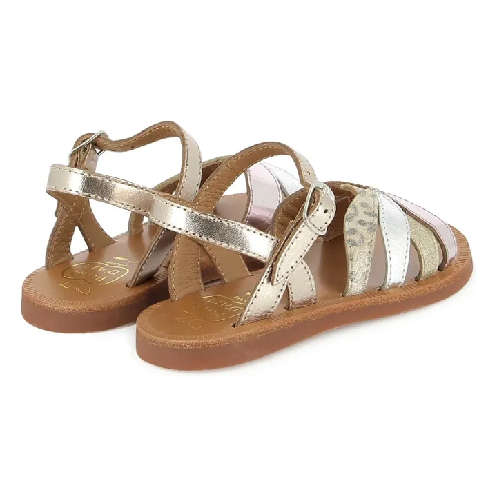 Sandalias Plagette Oto | Plateado- Imagen del producto n°2