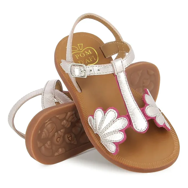 Sandalias Plagette Bloom | Rosa