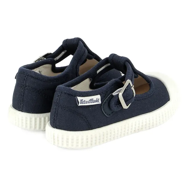 Babies Toile | Bleu marine