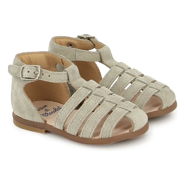 Sandalias de terciopelo Ares | Arena