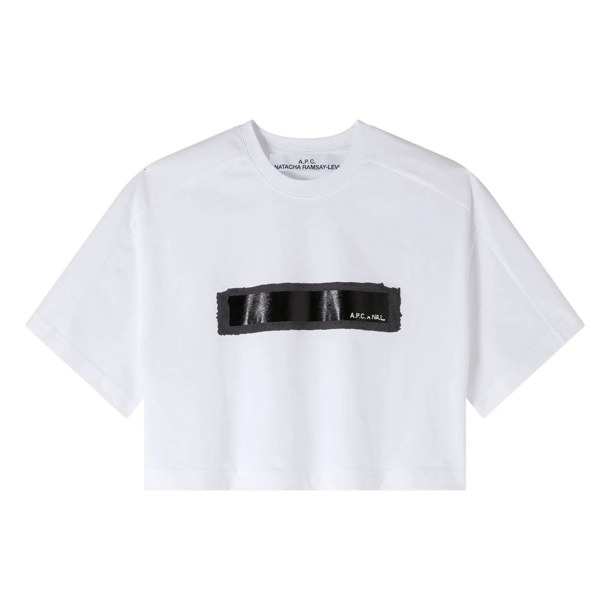 A.p.c. White Collaboration X Natacha Ramsay Levi - Sandre T-Shirt Organic Cotton