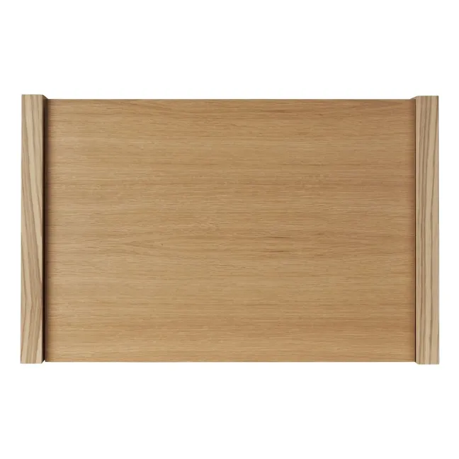 Wooden module for Kona bookcase | Light oak