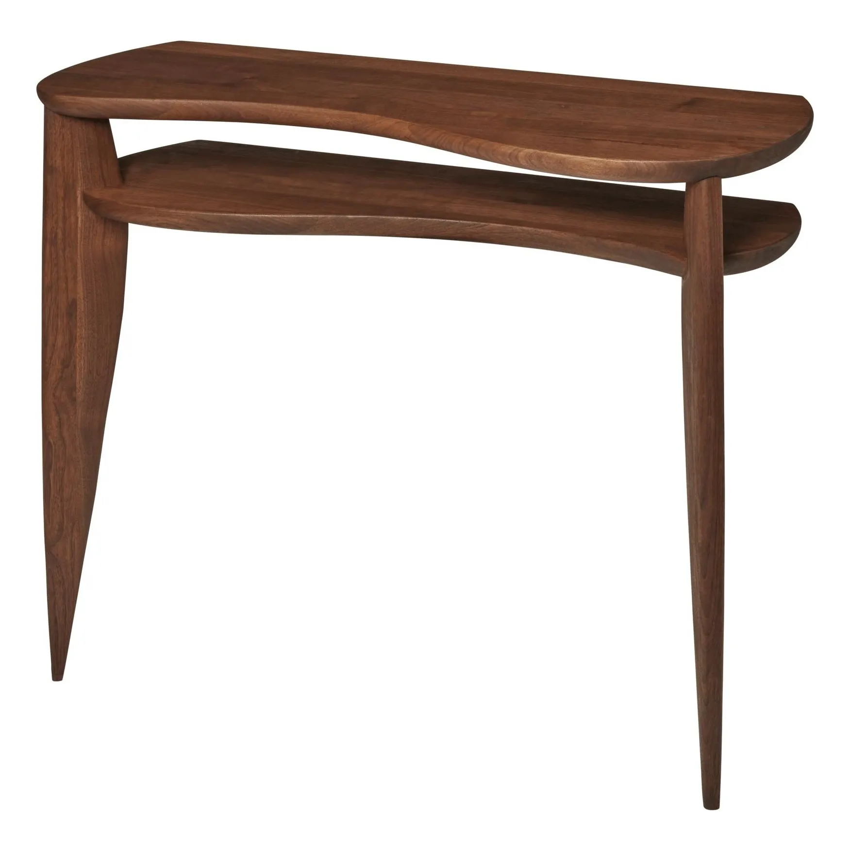 Ferm Living Walnut Console In Fsc Feve Wood