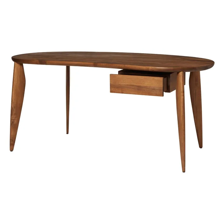 Table en bois FSC Feve | Noyer- Image produit n°11