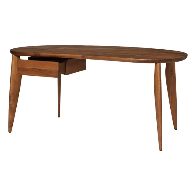 Table en bois FSC Feve | Noyer