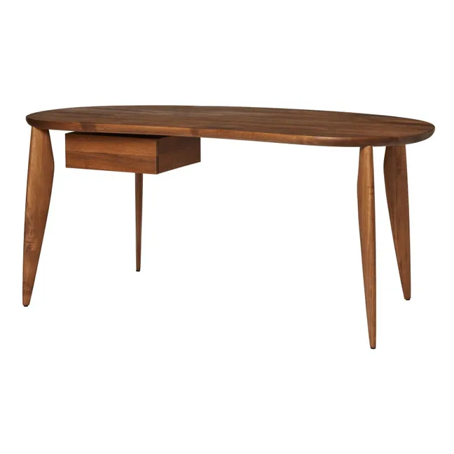 Feve FSC wooden table | Walnut