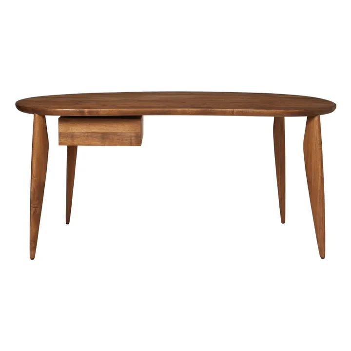 Table en bois FSC Feve | Noyer- Image produit n°6