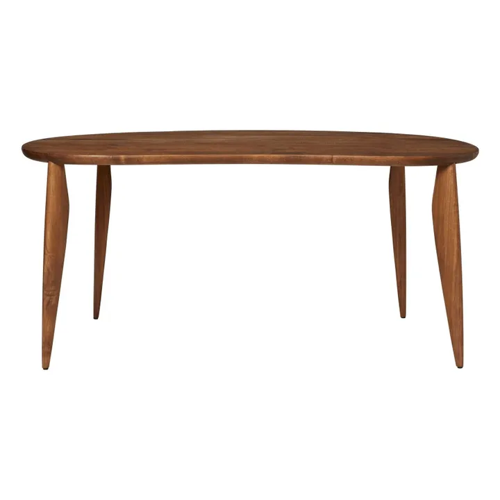 Table en bois FSC Feve | Noyer- Image produit n°4