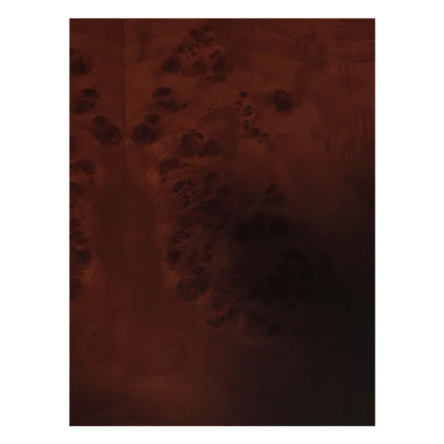 Table basse avec tiroir en bois FSC Blur Storage  | Bois foncé