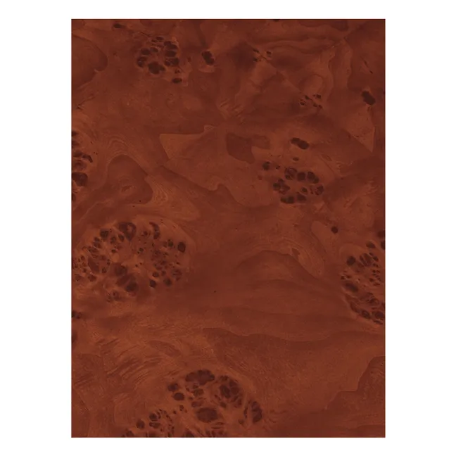 Table basse avec tiroir en bois FSC Blur Storage  | Bois foncé