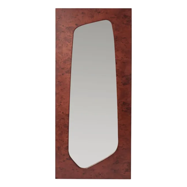 Espejo de madera de álamo FSC Folia | Bois foncé