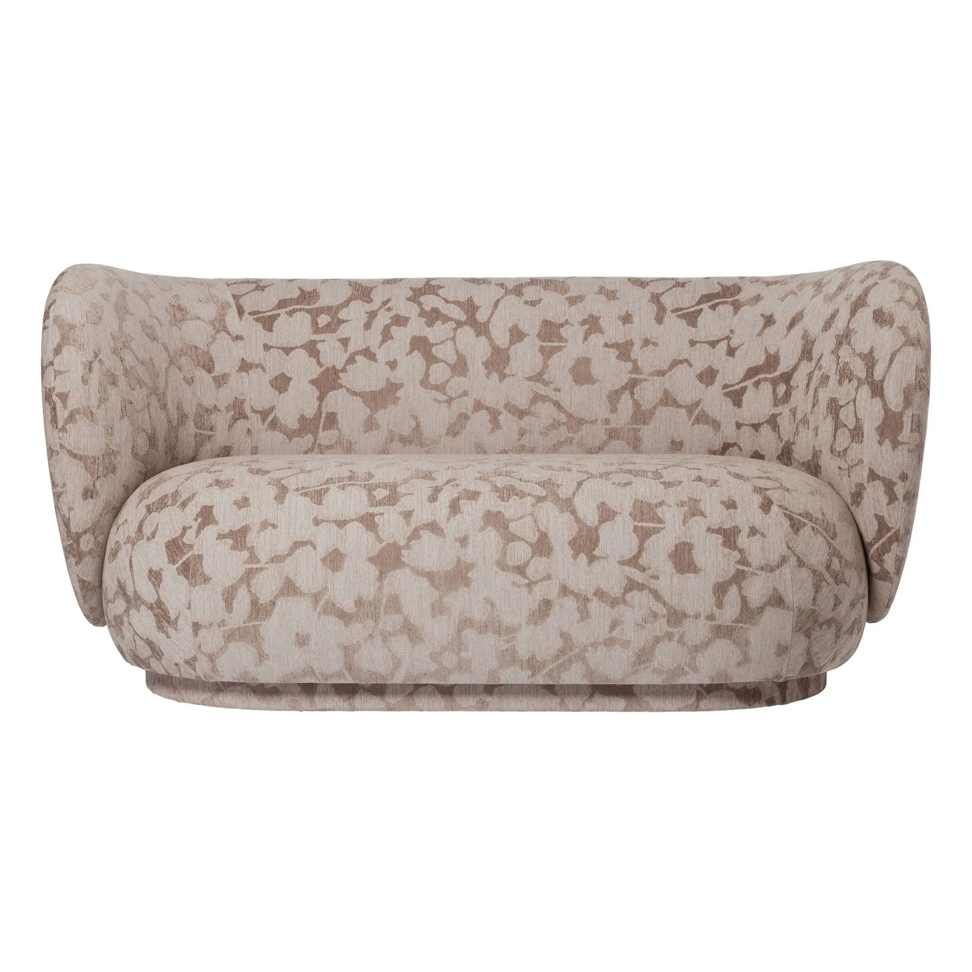 Ferm Living Taupe Brown 2-Seater Sofa Rico Cilla Cilla