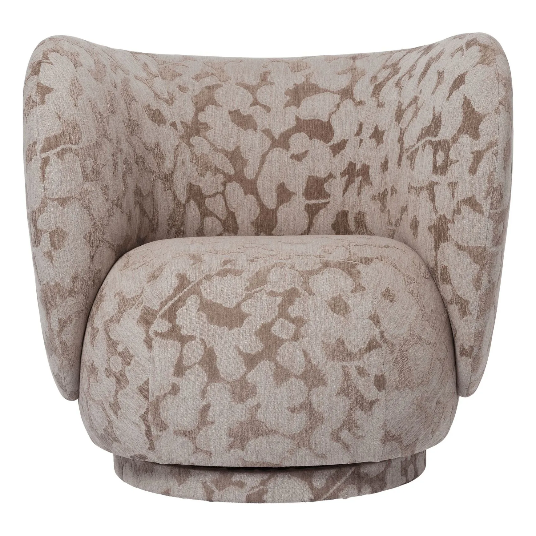Ferm Living Taupe Brown Rico Cilla Armchair