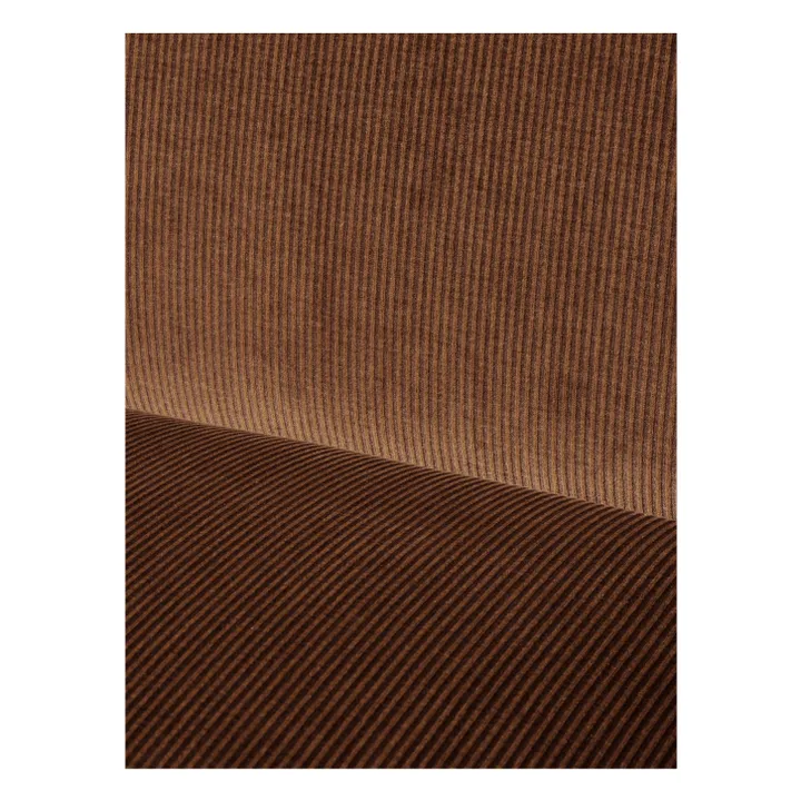 Fauteuil en velours Buur  | Marron- Image produit n°3