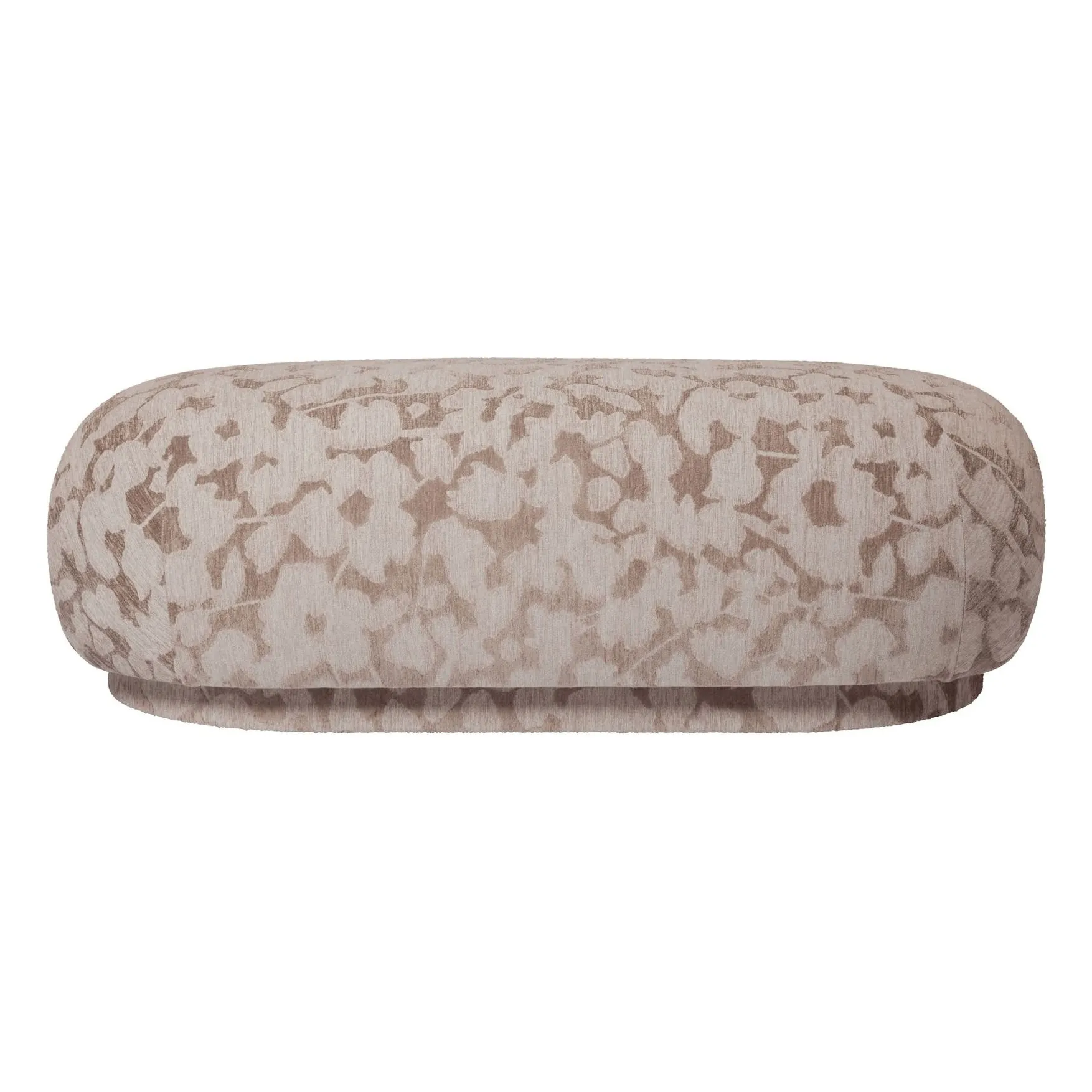 Ferm Living Taupe Brown Rico Cilla Long Pouffe