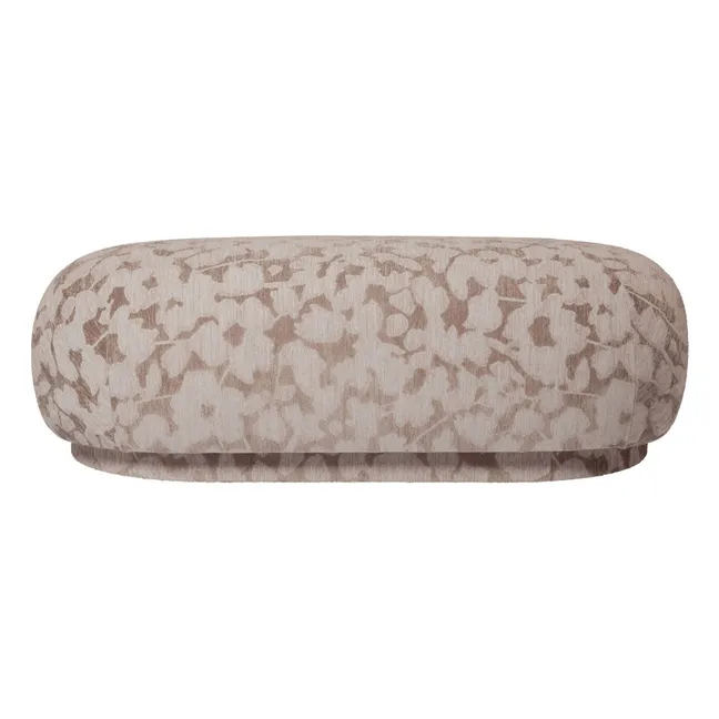 Rico Cilla long pouffe | Taupe brown