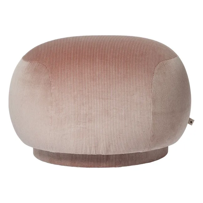 Rico velvet pouffe  | Blush