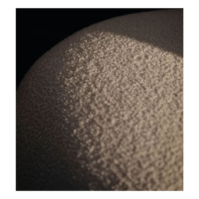 Rico Piccolo curly fabric armchair  | Cream