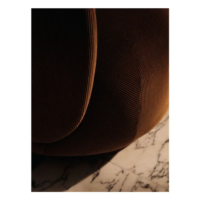 Rico velvet armchair | Rust