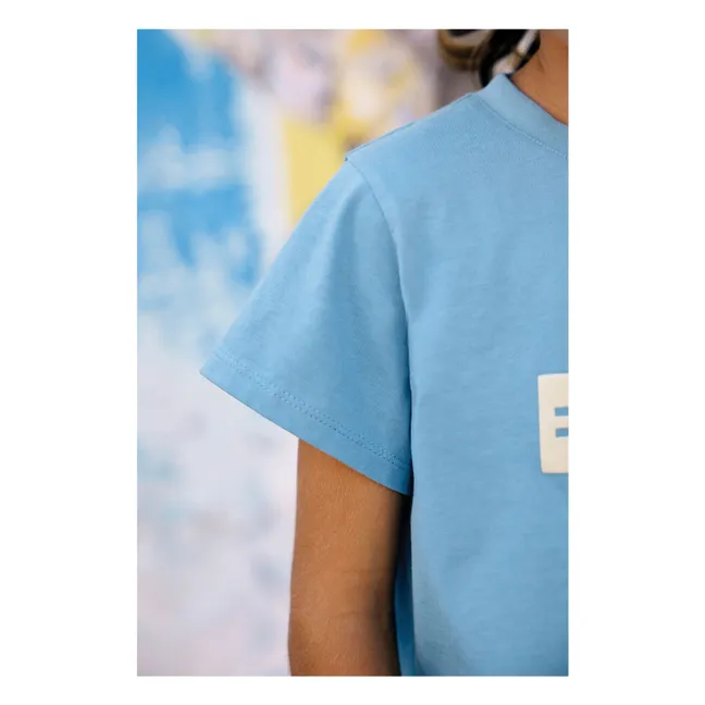 Camiseta Tubo Cactus | Azul Cielo