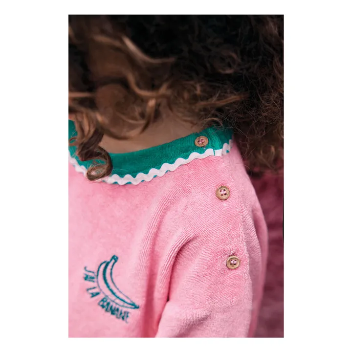 T-shirt Livia Eponge | Rose bonbon- Image produit n°3