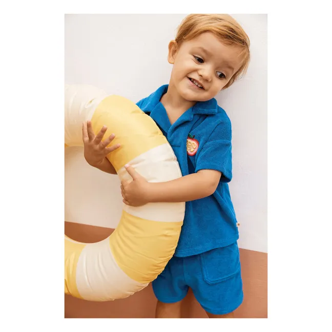 Polo Livio Pomme Eponge | Bleu foncé