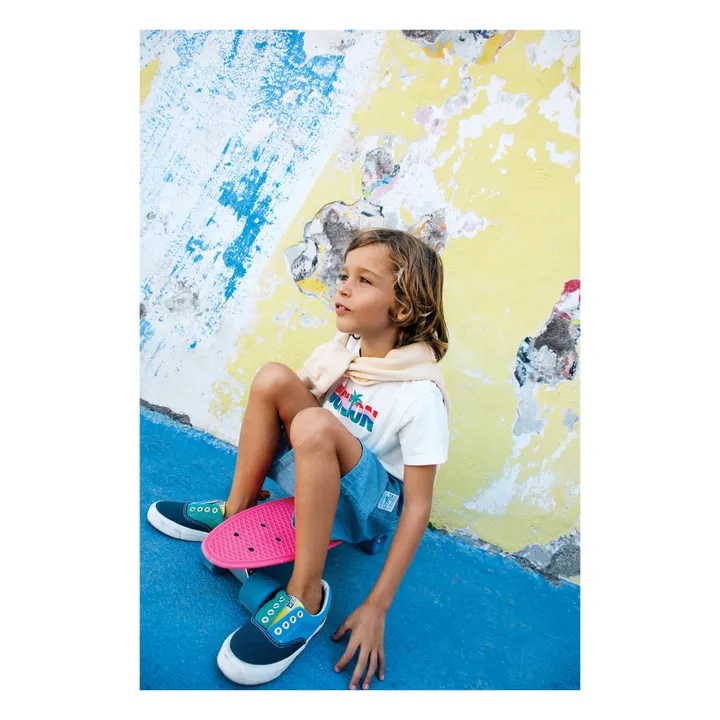 T-shirt Tubo Palmier | Ecru- Image produit n°1