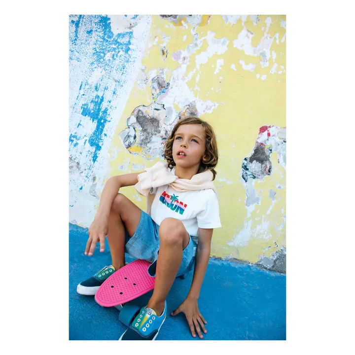 T-shirt Tubo Palmier | Ecru- Image produit n°0