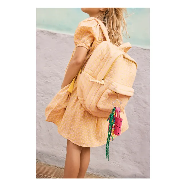 Mochila PM Floral | Amarillo