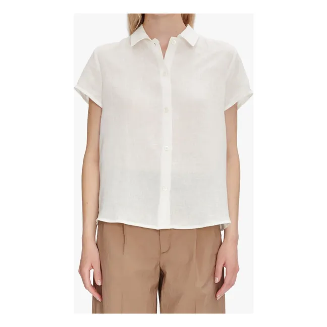 Camisa Marina Linen | Blanco Roto