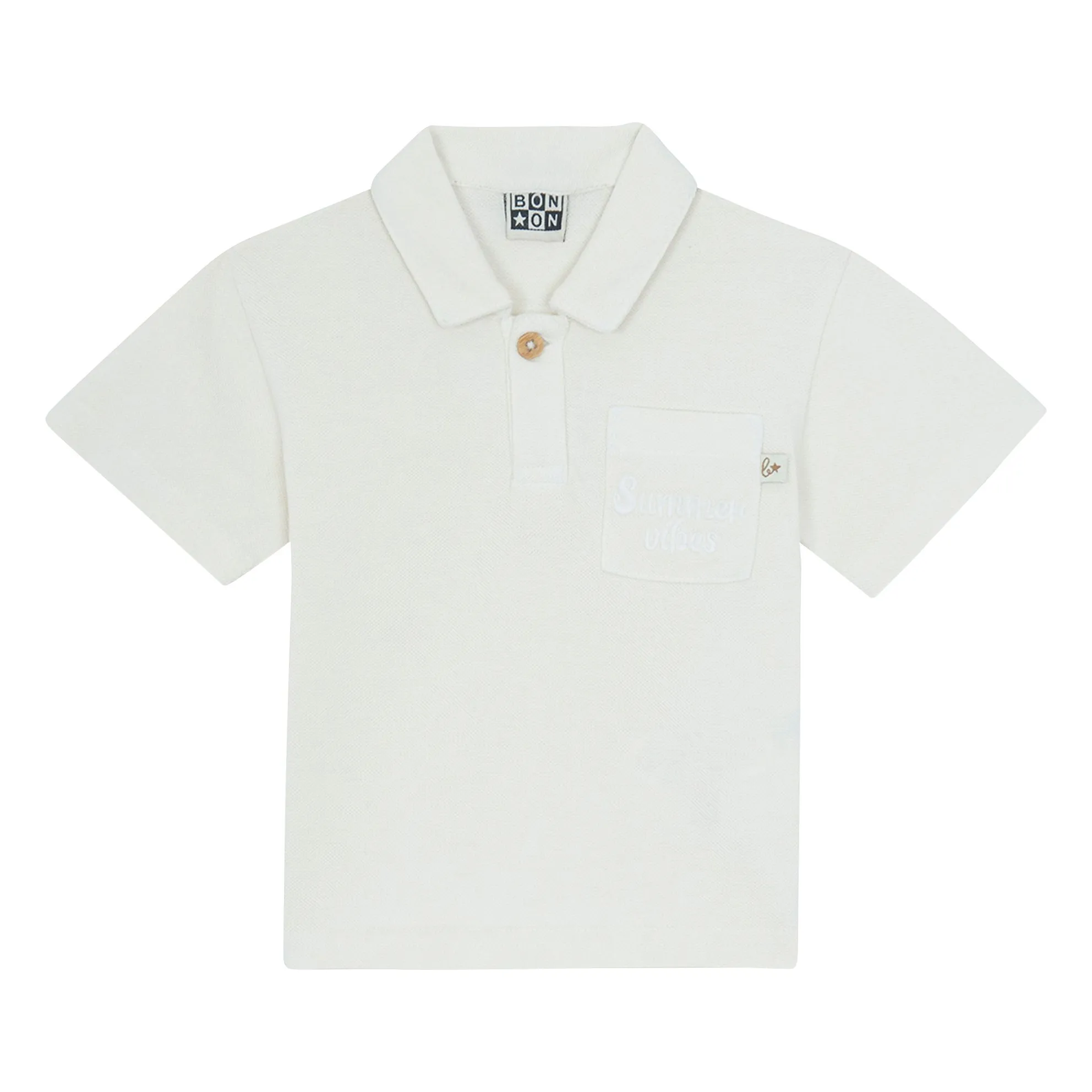 Bonton Boys Ecru Polo Nivio