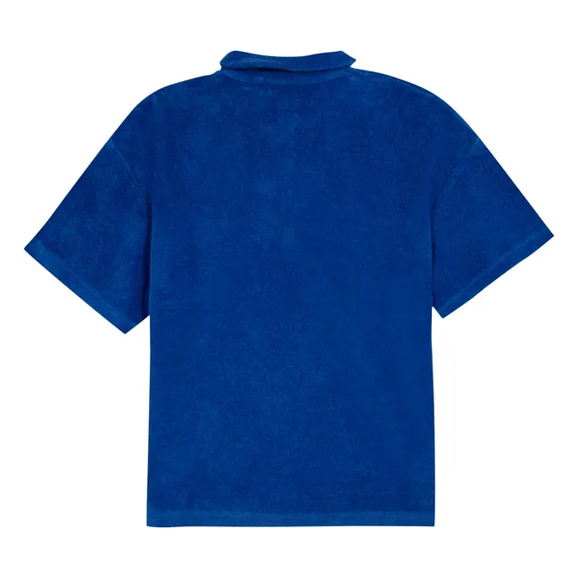 Polo Livio Pomme Eponge | Bleu foncé