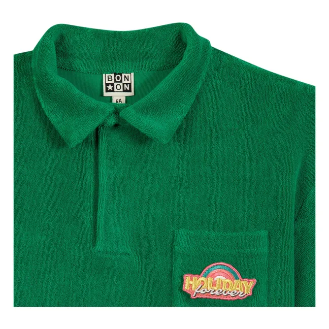 Polo Livio Pomme Eponge | Vert émeraude