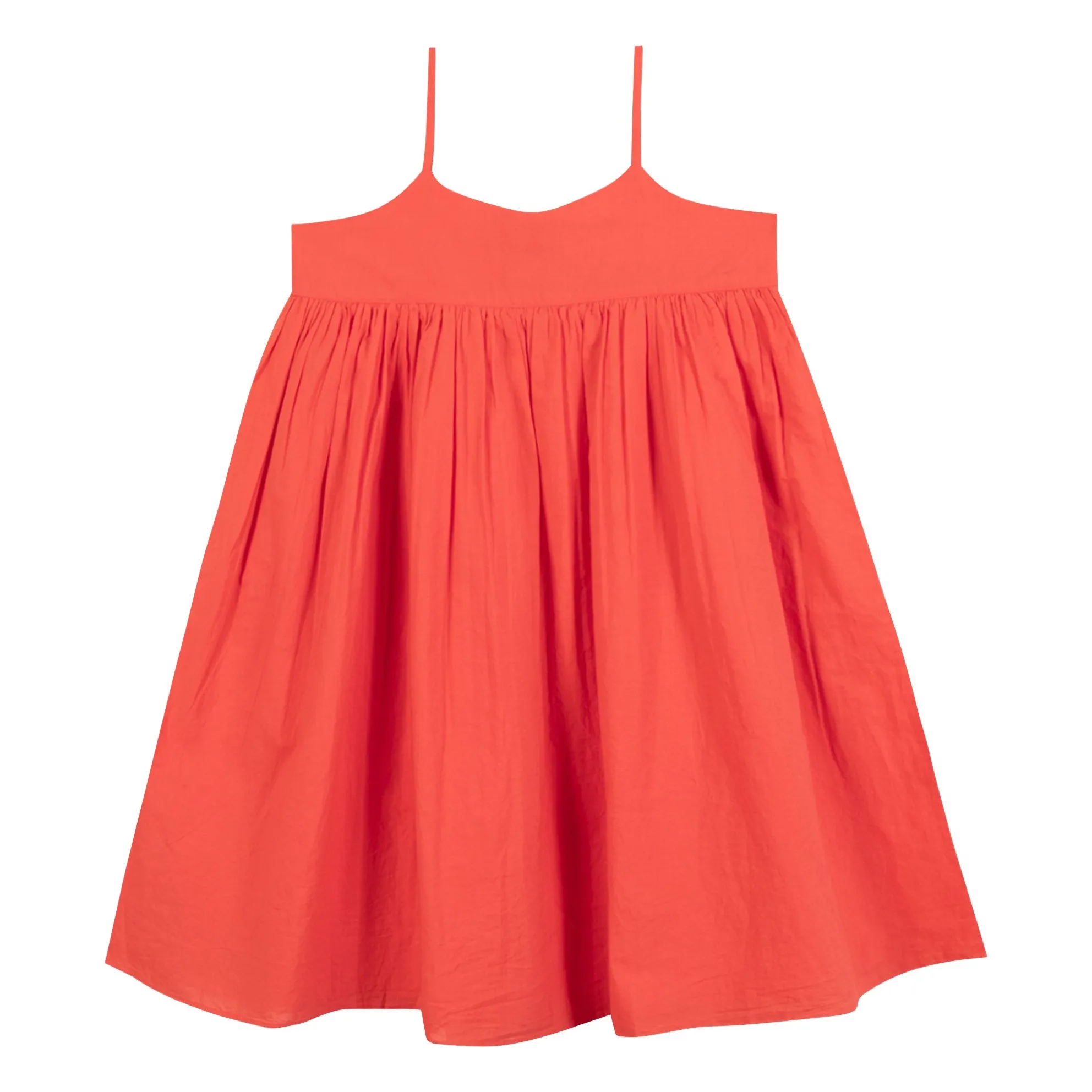 Robe Bretelles Nicky | Rouge- Image produit n°2