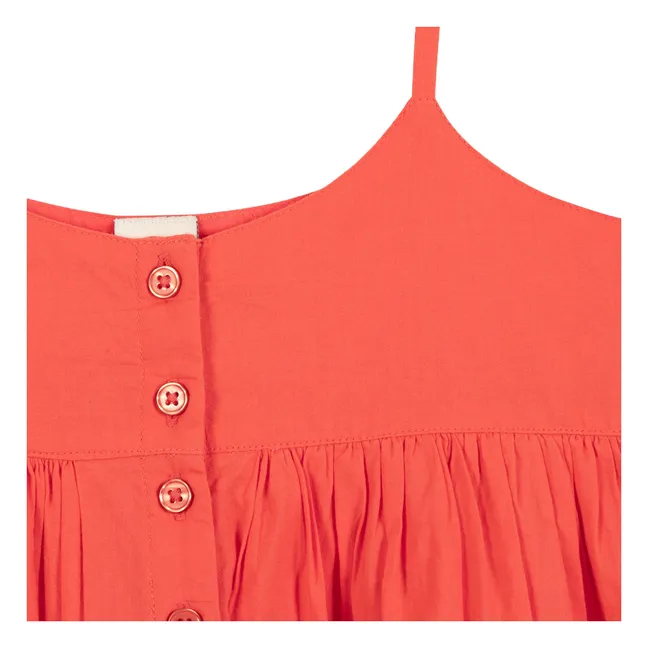 Robe Bretelles Nicky | Rose fuschia