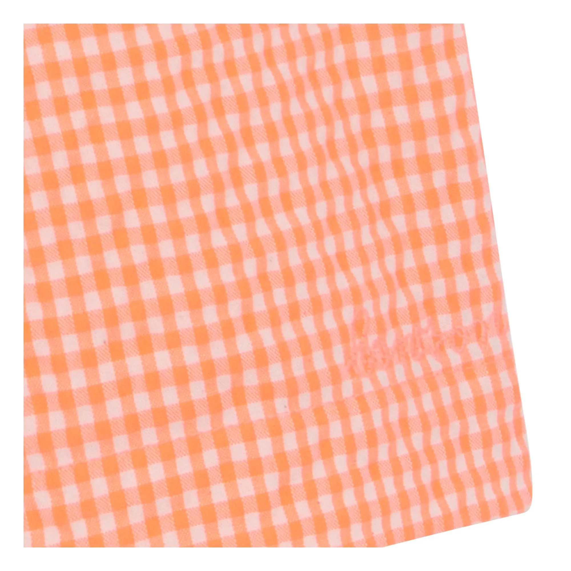 Robe Nonna Carreaux | Saumon- Image produit n°1