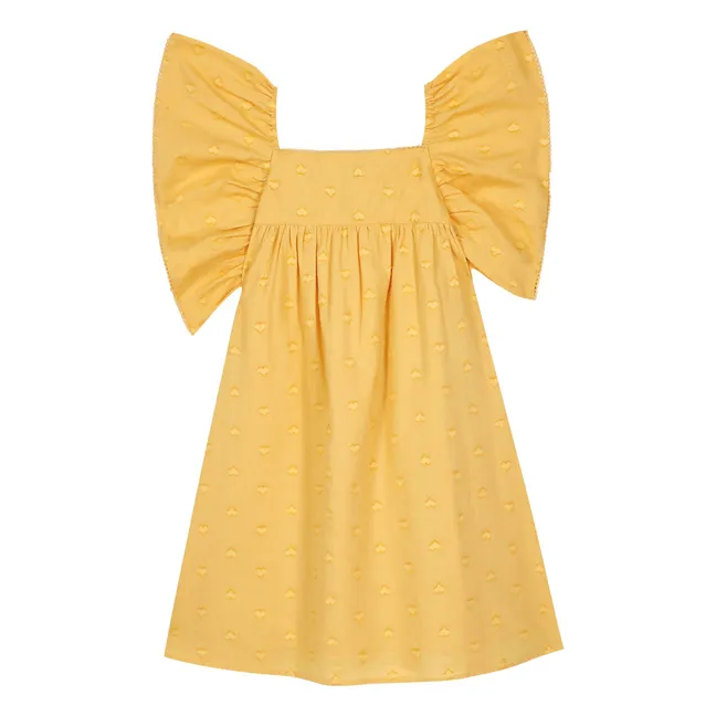 Robe Rêve Cœurs | Jaune