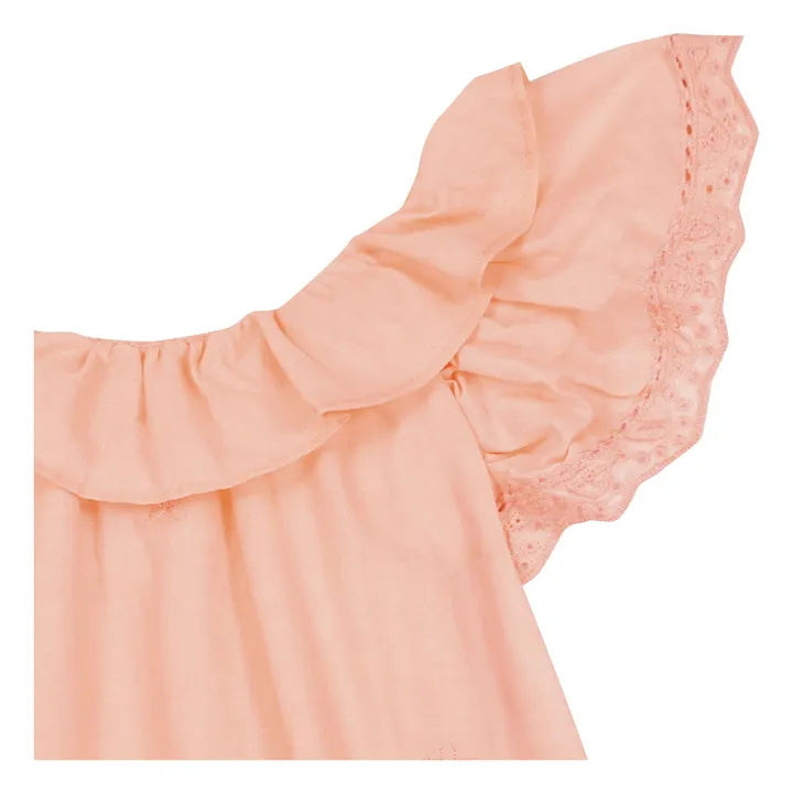 Vestido bordado Anna | Rosa empolvado- Imagen del producto n°1