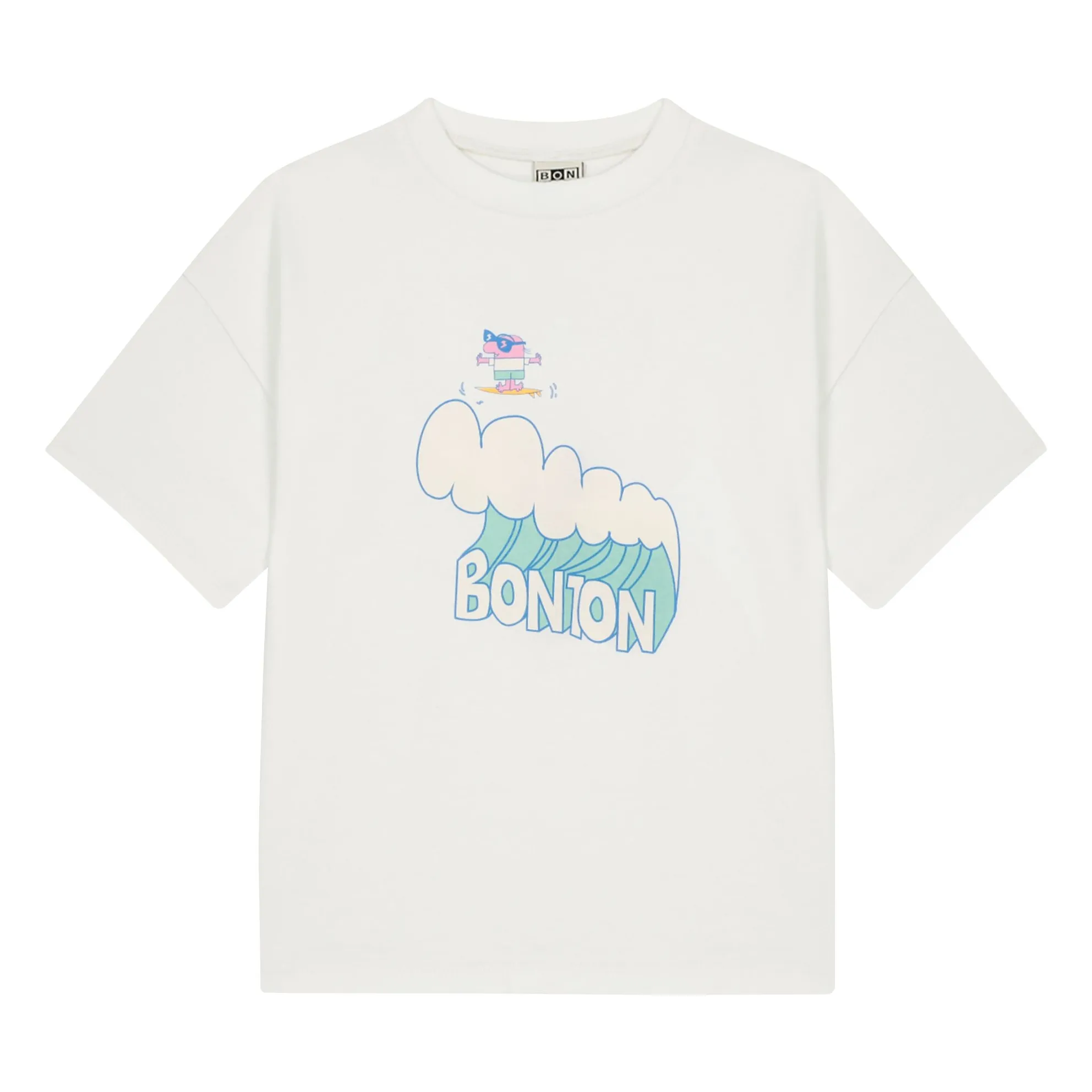 Bonton Ecru Livo Wave T-Shirt