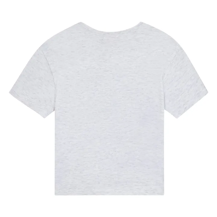 T-shirt Chiné Livo Say Cheese | Gris- Image produit n°2