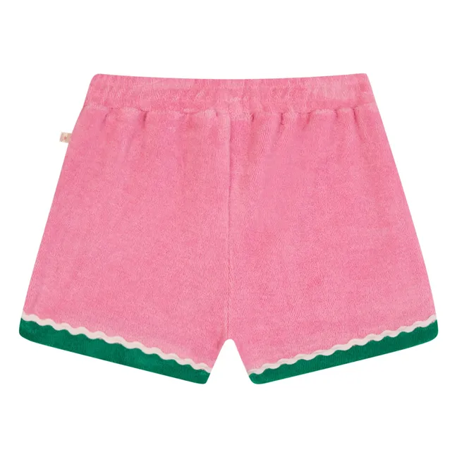 Pantalones cortos de rizo Livi | Rosa Bombón