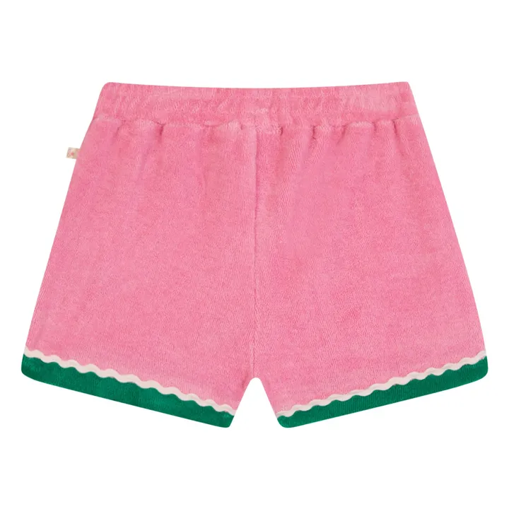 Pantalones cortos de rizo Livi | Rosa Bombón- Imagen del producto n°2