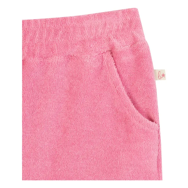 Pantalones cortos de rizo Livi | Rosa Bombón