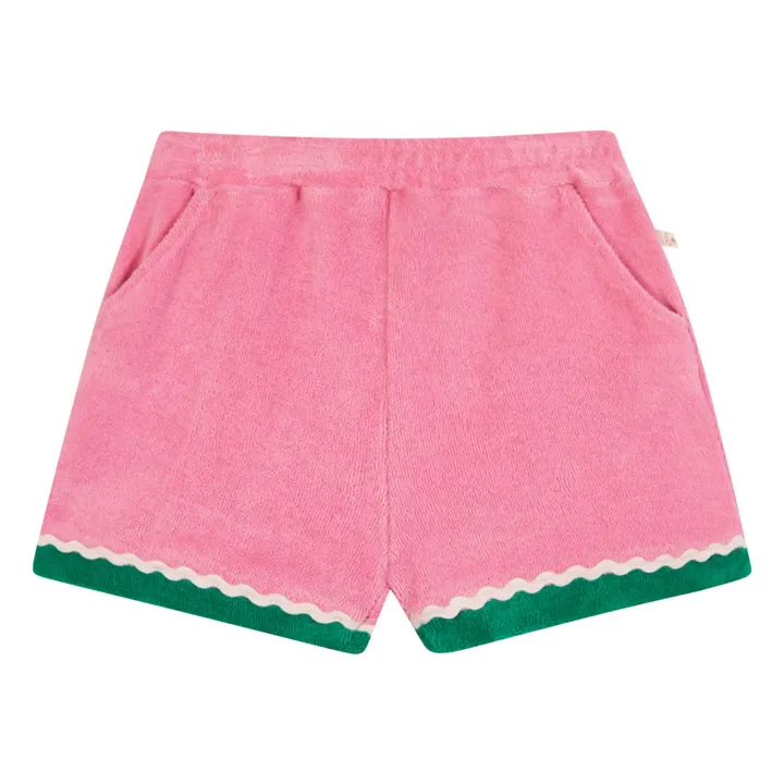 Pantalones cortos de rizo Livi | Rosa Bombón- Imagen del producto n°0