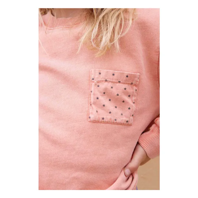 Sudadera con bolsillo de estrella Narciss | Rosa