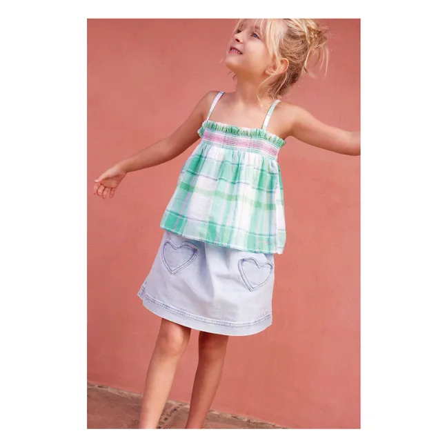 Douchka Denim Skirt | Light Blue